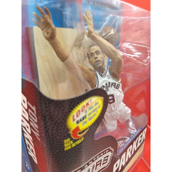 San Antonio Spurs Legend TONY PARKER Action Figure From McFarlane. White Jersey. - Picture 3 of 9